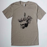 Image 5 of Cactus Head T Shirt in Heather Stone
