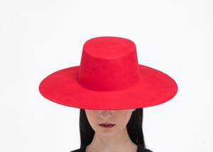 Image of Wool Brim Fedora Hat - 013 - PLEASE INQUIRE