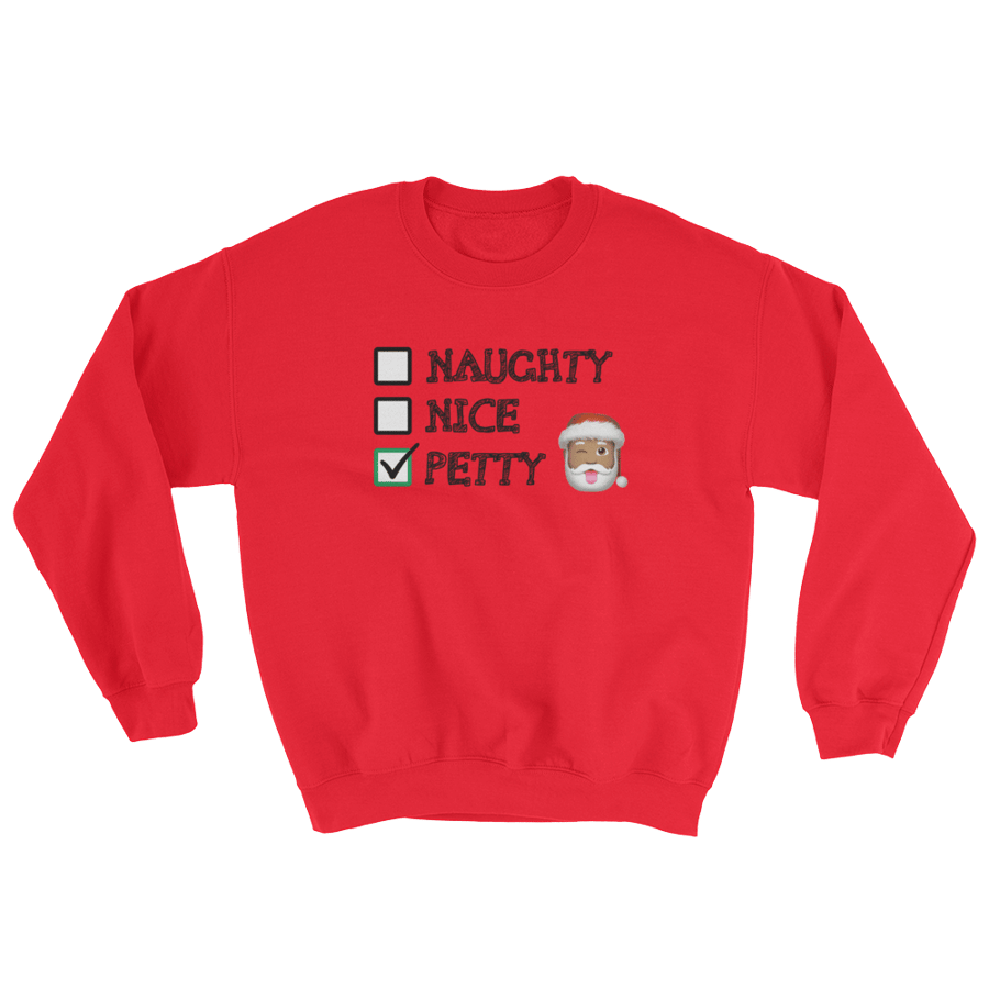 Image of Petty Christmas Sweatshirt (Red)