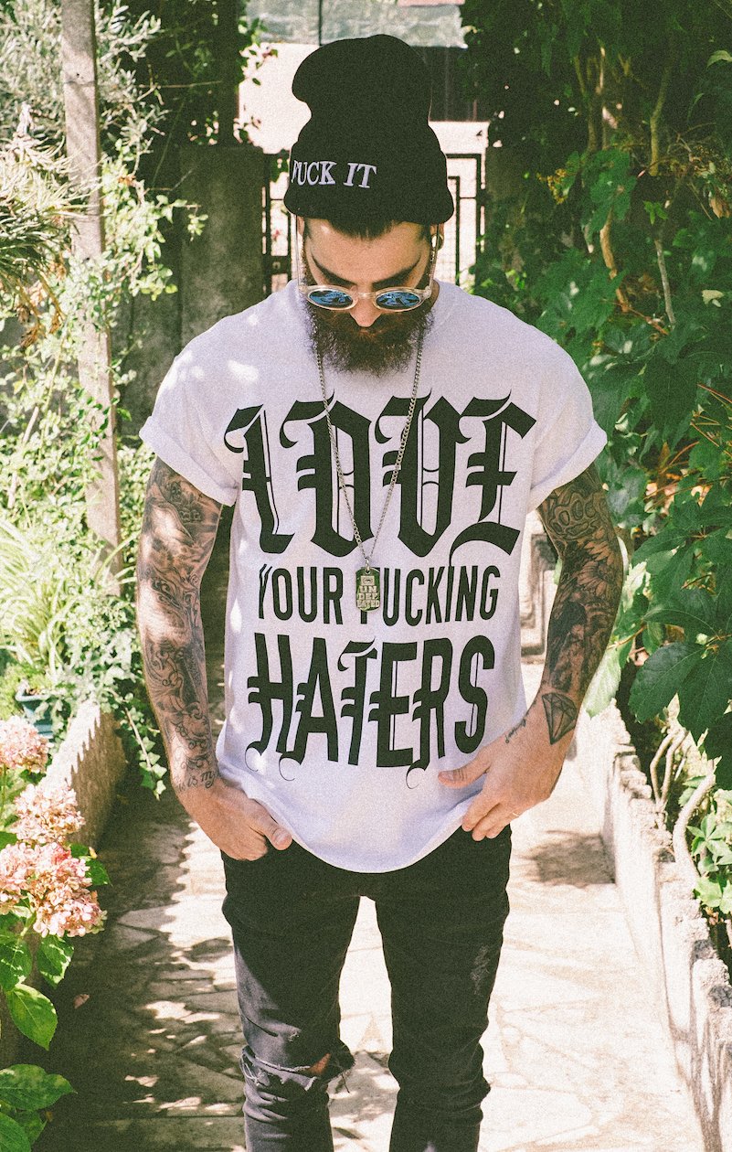 Image of LOVE YOUR FUCKING HATERS - White ✞