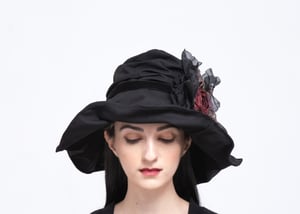 Image of S.o.S - Linen Brim Fedora Hat - 001