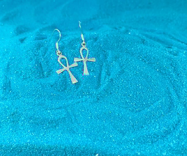 Eternal Life Dangle Earrings (925 Sterling Silver)