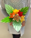 Kusudama con foglie