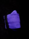 Purple Woven Cotton Mask/Filter Holder