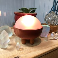 Image 1 of Red Pod Lamp