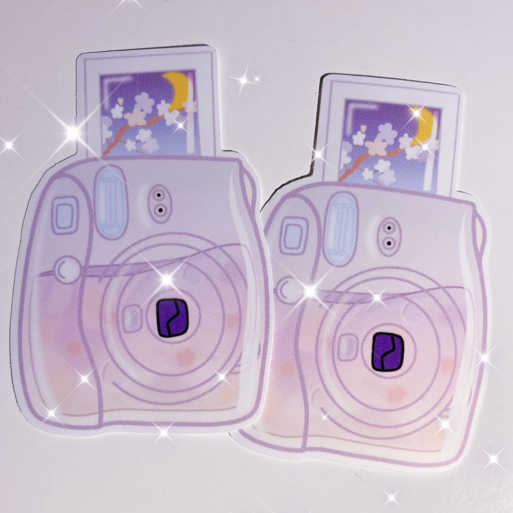 Image of Sakura Dream Polaroid sticker