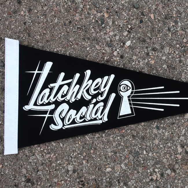 Keyhole Felt Pennant