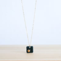 Image 3 of Baby Star Square Necklaces (Multiple Colors)