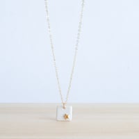 Image 4 of Baby Star Square Necklaces (Multiple Colors)