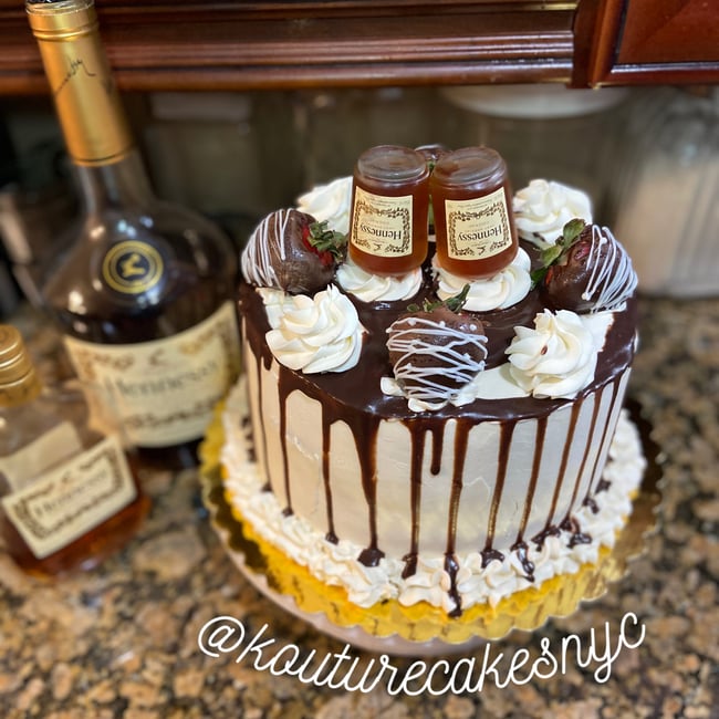  Hennessy Drip Cake