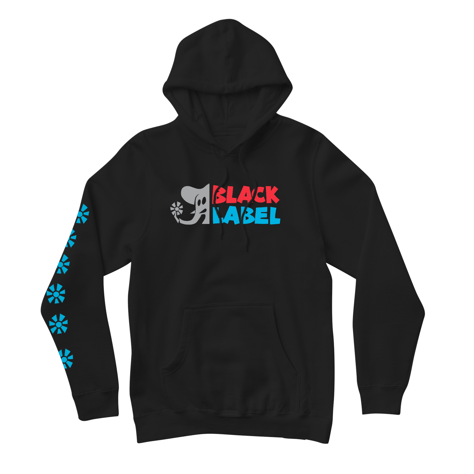 black label skateboards hoodie