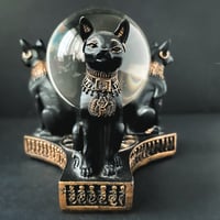 Image 2 of Nemesis Now // Bastet’s Honour Crystal Ball Holder