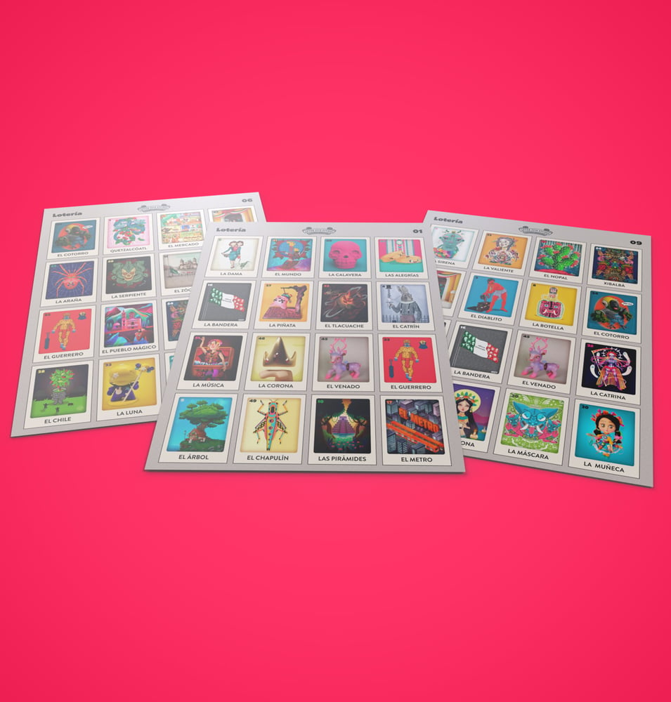 Image of Game Boards After Five Studio Lotería Mexicana 