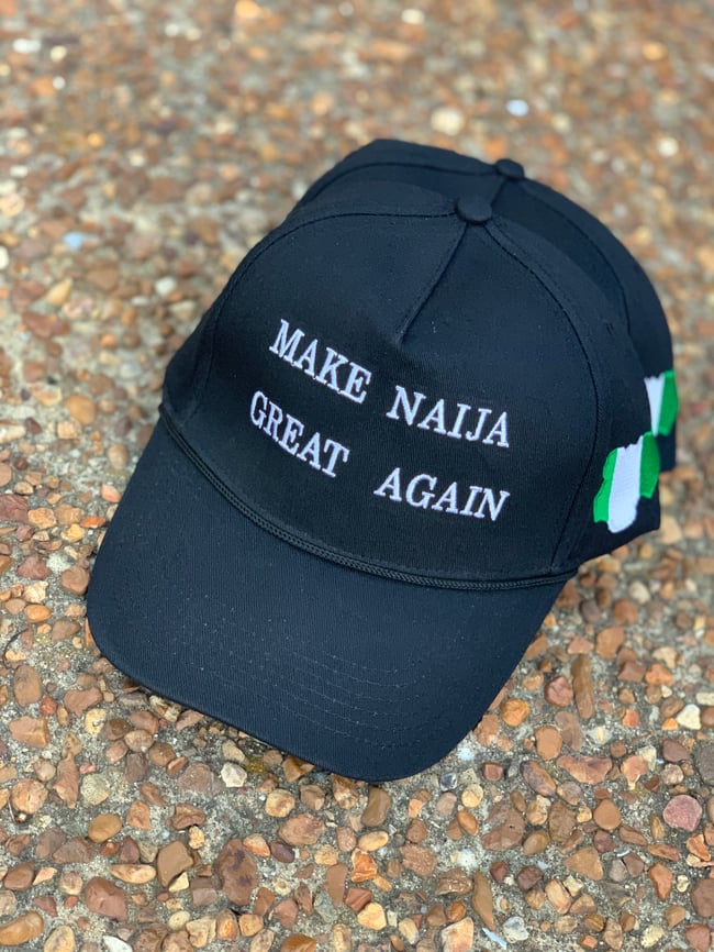 Black “Make NAIJA Great Again” hat