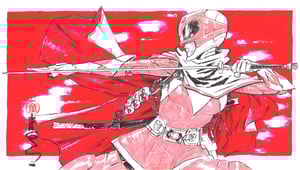 Image of PINK RANGER/ POWER RANGERS // #ARTTROBER // Andie Tong