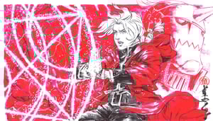 Image of Edward  &  Alphonse / Fullmetal Alchemist // #ARTTROBER // Andie Tong