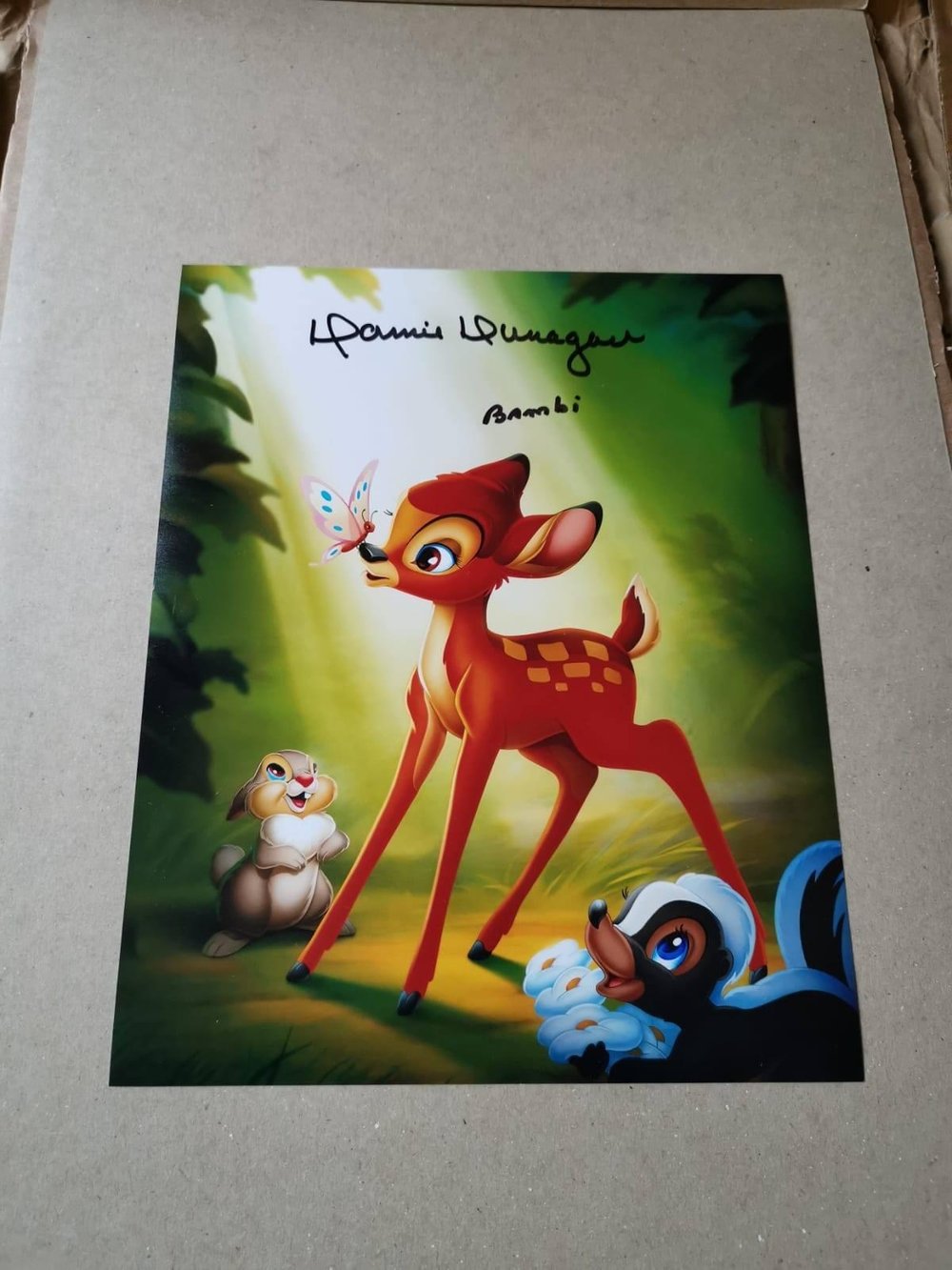 Donnie Dunagan - Signed Bambi 