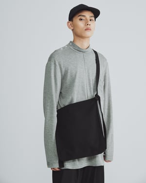 Image of TRAN - 側領開釦針織衫 (灰)