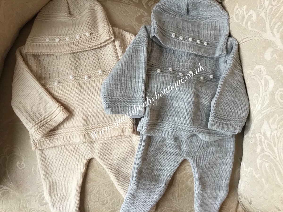 Spanish Baby Boutique — Baby knit set 3 piece