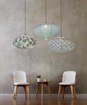 Suspension-Lampion en tissu / FIELD GREY 