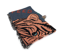 Image 4 of Don't Feed The Tiger Blanket 