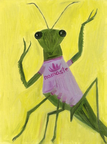 Image of Namaste. Limited edition print.