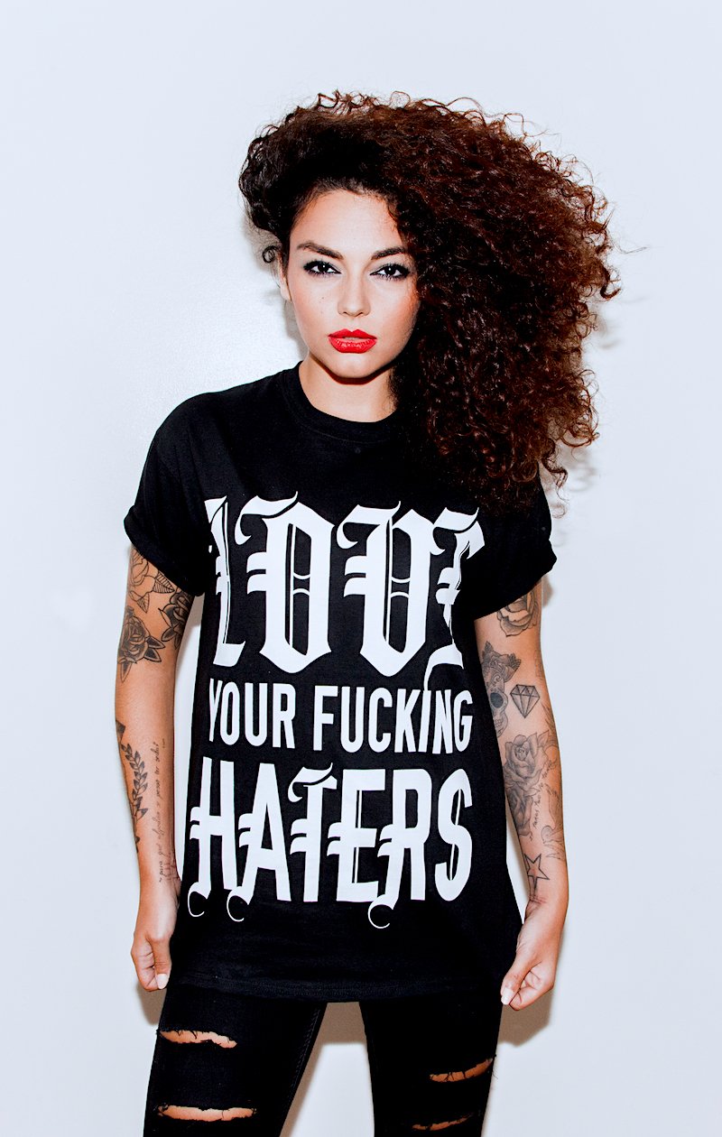 Image of LOVE YOUR FUCKING HATERS ✞ Black 