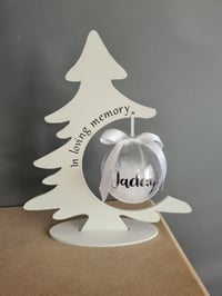 Image 1 of Bauble with Tree Shaped Stand