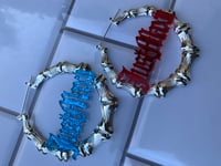 Image 4 of OE JUST MAXIN BAMBOO EARRINGS 