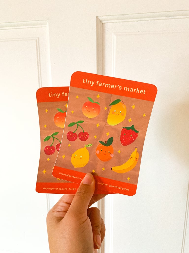 Tiny Farmer’s Market Sticker Sheet
