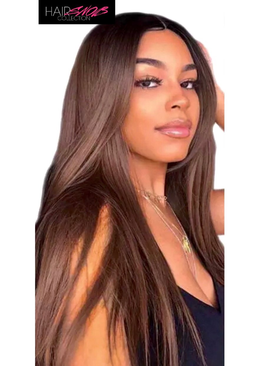 Image of Lace Front 13x4 Light Brown #4 Straight Wig