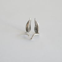 Image 3 of Baby Bat Ear Silver Ring