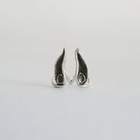 Image 2 of Baby Bat Ear Silver Ring