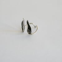 Image 4 of Baby Bat Ear Silver Ring