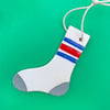 Sock Ceramic Ornament