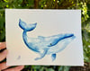 Humpback Whale Watercolour