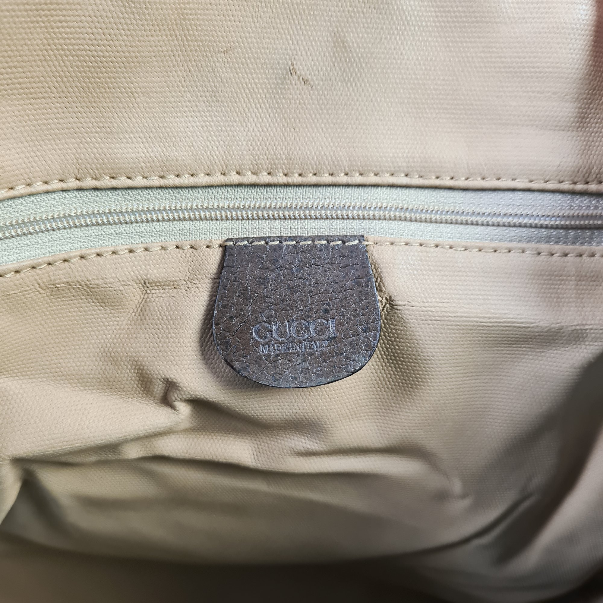 Image of Gucci Vintage Monogram Duffle Bag