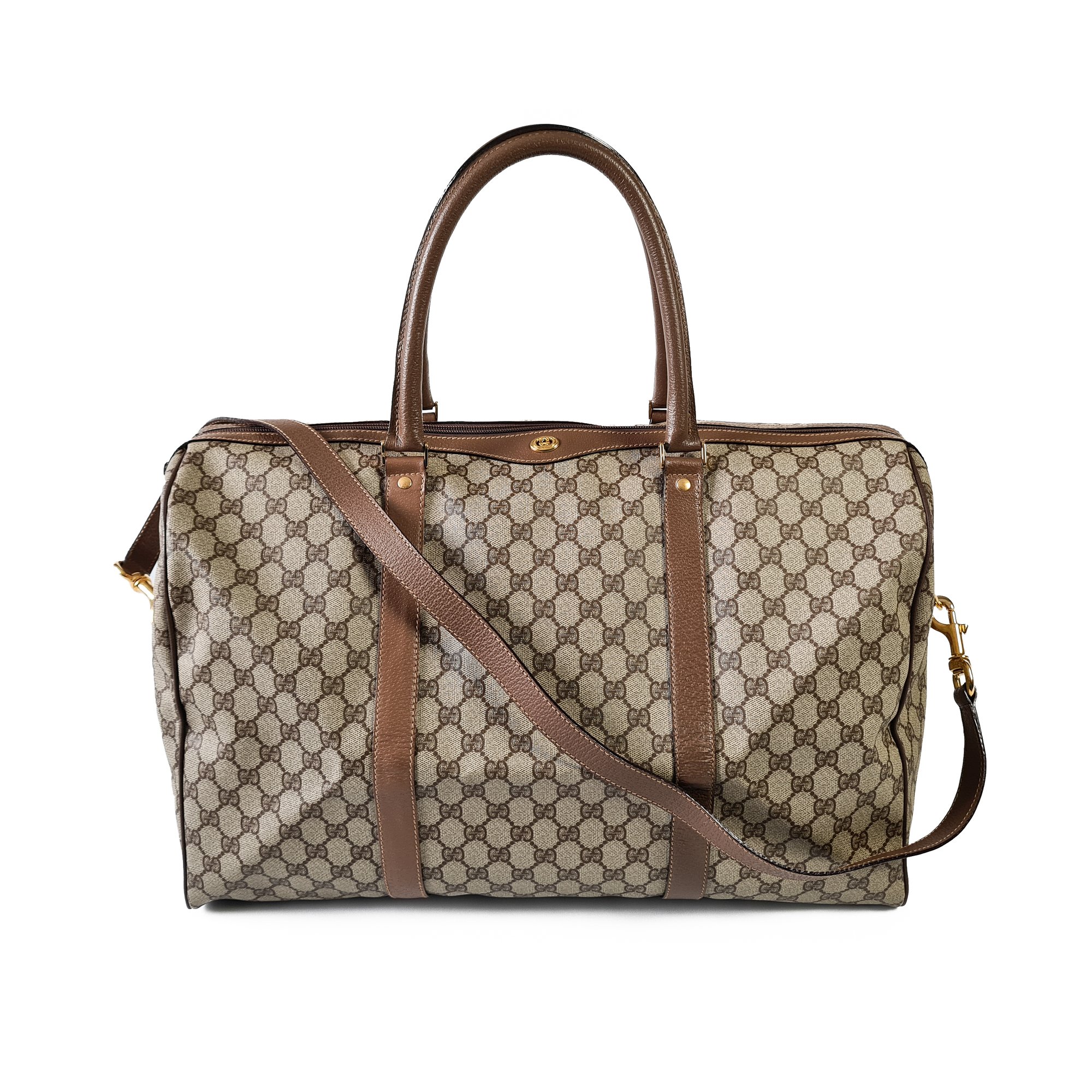 Image of Gucci Vintage Monogram Duffle Bag