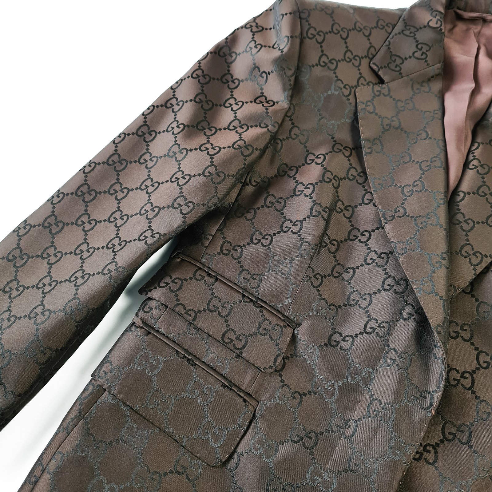 Gucci by Tom Ford 1998 Monogram Suit Blazer † Ruder Than The Rest