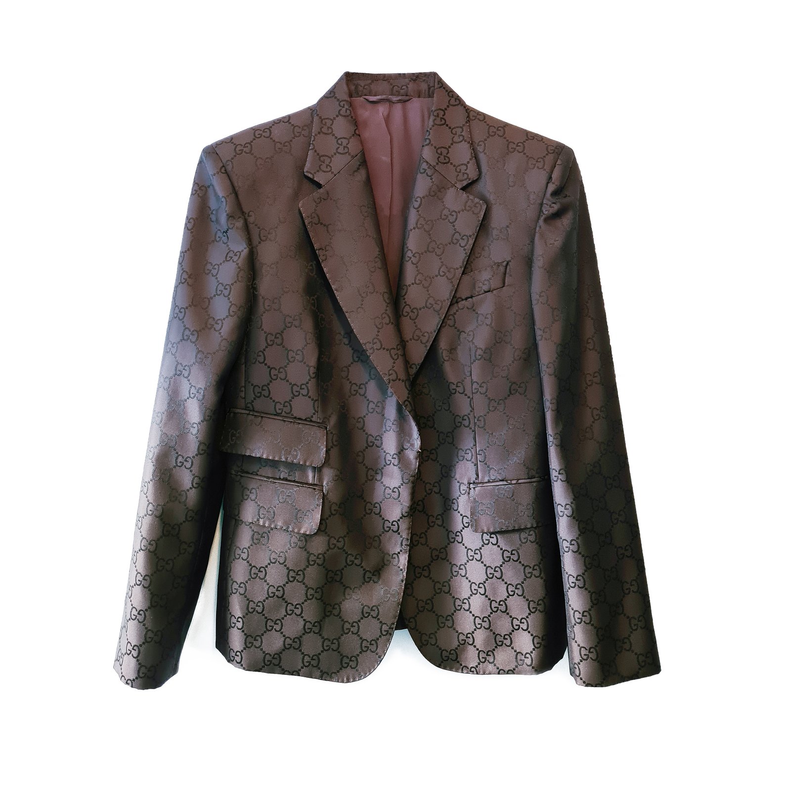 Gucci by Tom Ford 1998 Monogram Suit Blazer † Ruder Than The Rest