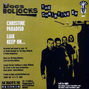 The Dogs Bollocks - The Christine EP