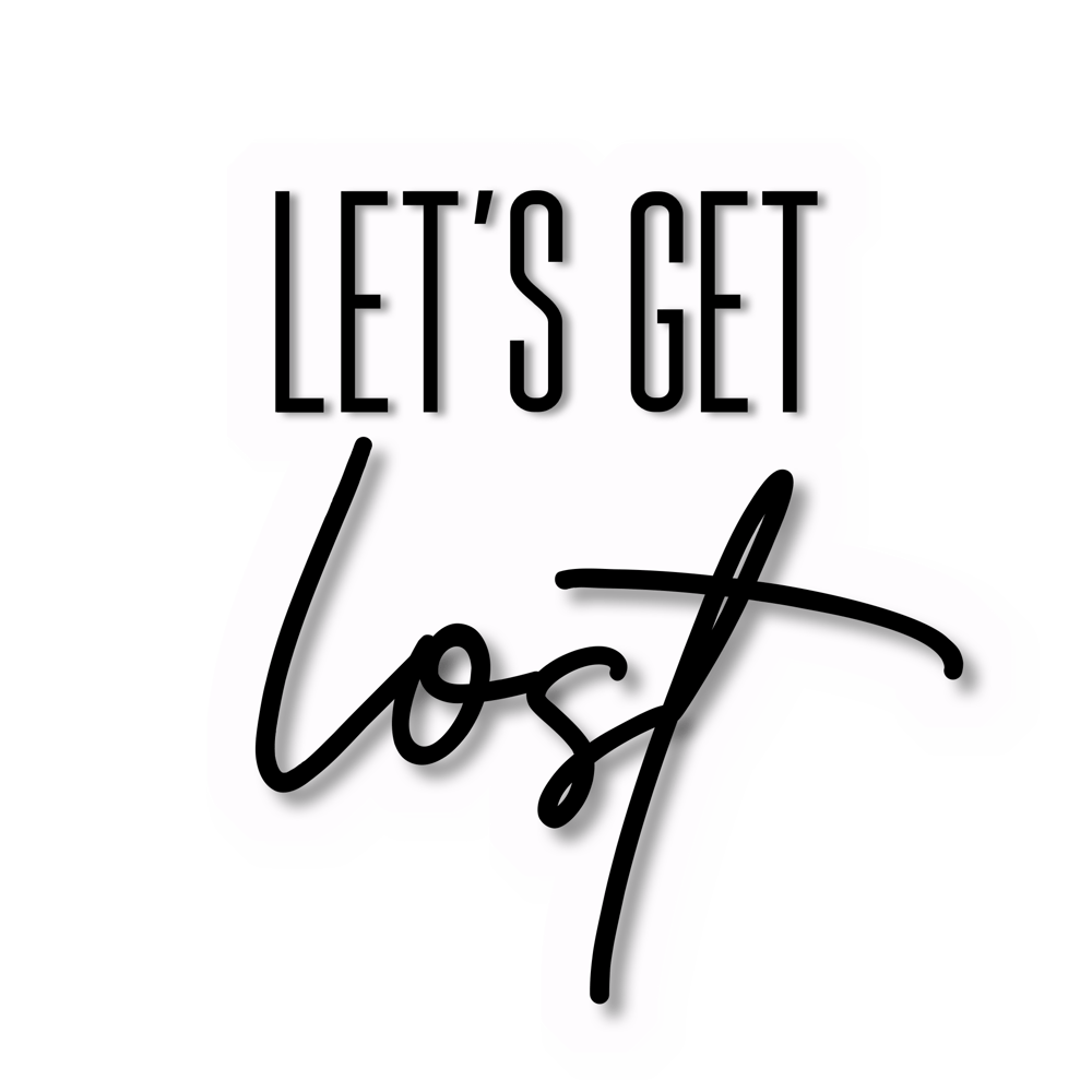Image of Lets Get Lost Sticker