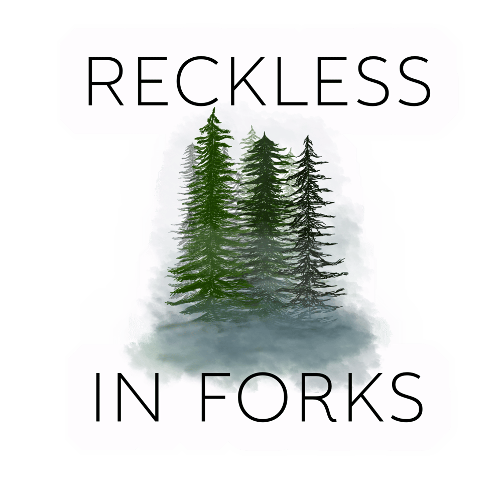 Image of Reckless in Forks Sticker