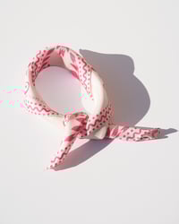 Image 2 of Silk Bandana Red