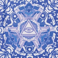 Image 3 of Silk Bandana Blue