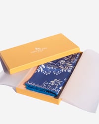 Image 4 of Silk Bandana Blue