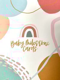 Image 2 of Rainbow Baby Milestone Cards