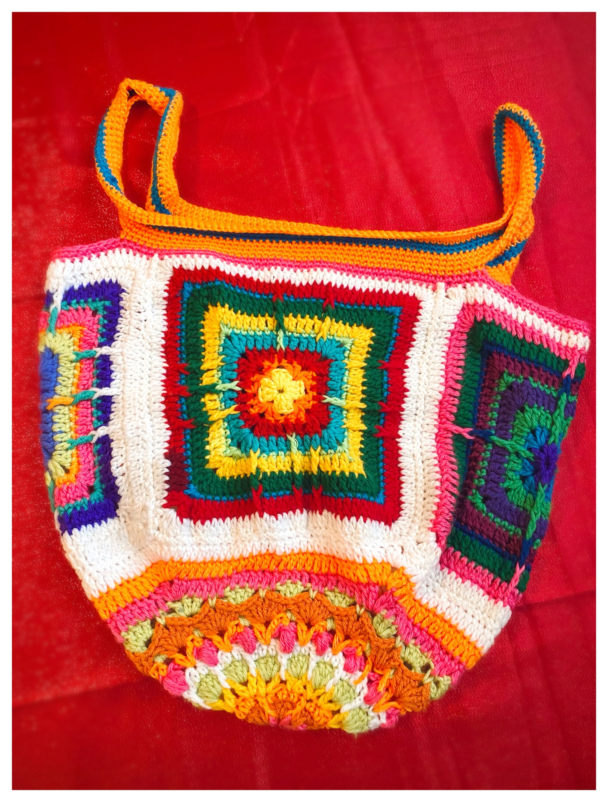 Image of Handmade Multi-Colored Purse (Large)
