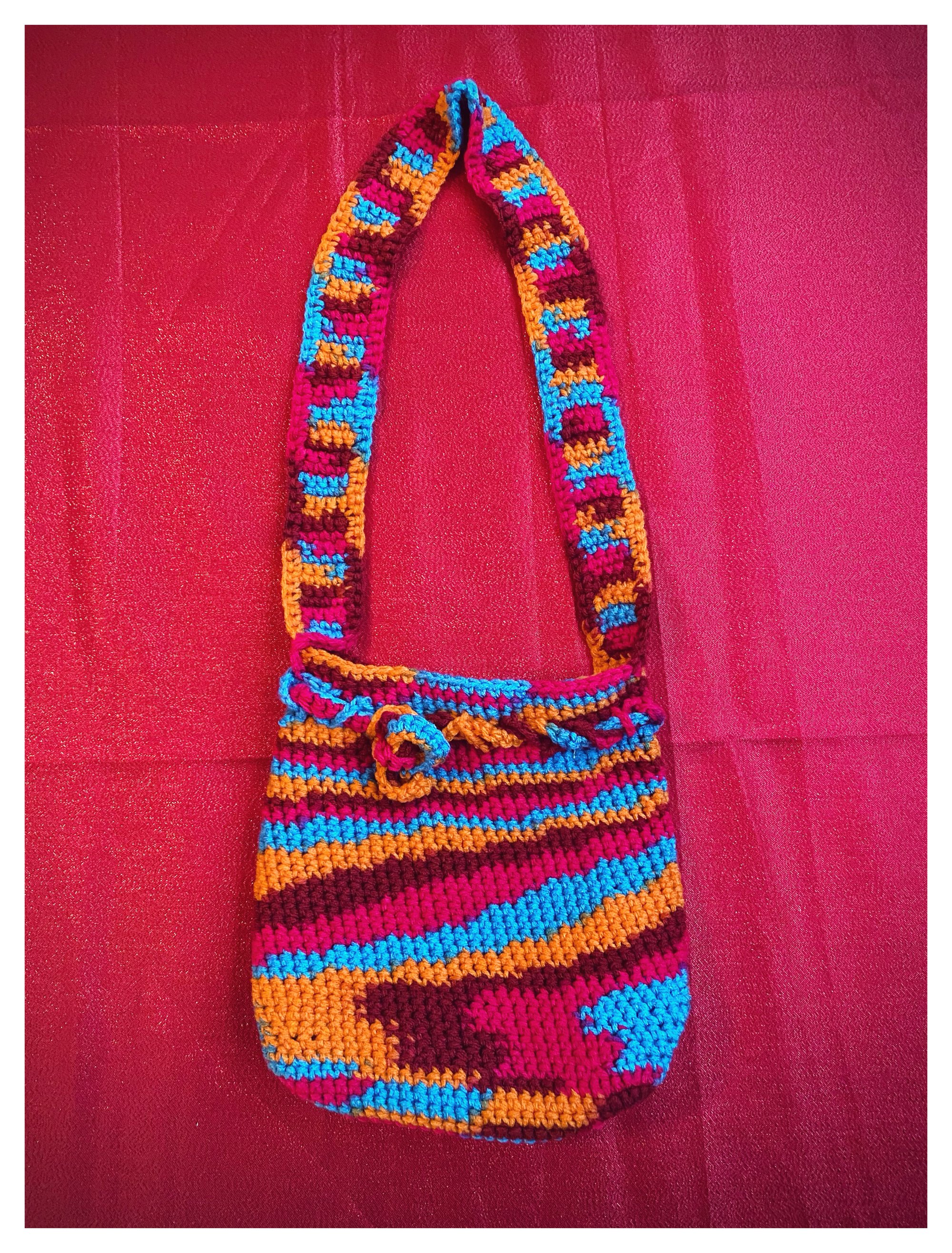 Image of Handmade Multi-Colored Purse (Small)