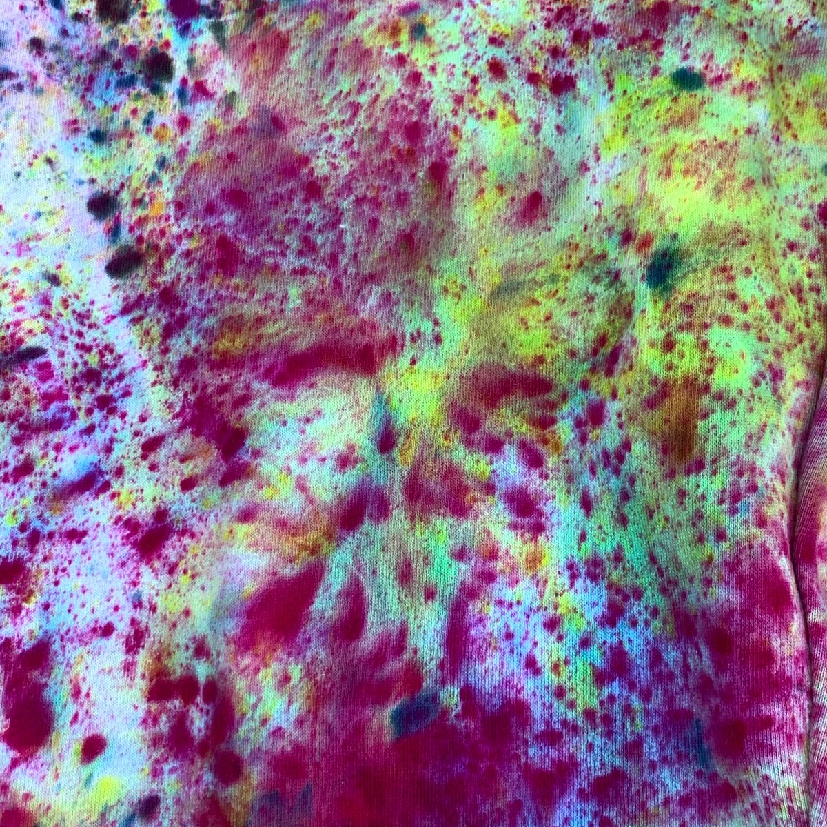 Custom Hand Dyed Fleece Joggers!! - Purple/Green